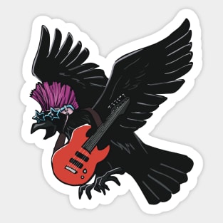 Rockstar Raven Sticker